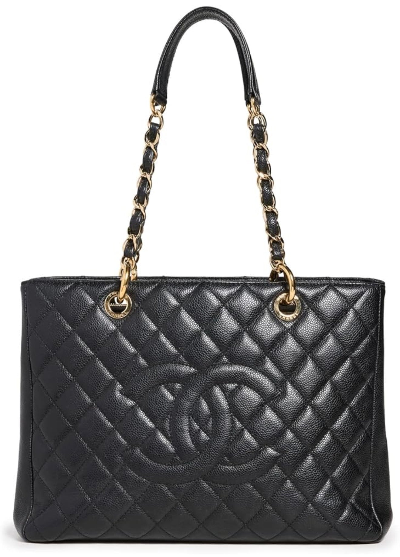 Pre-Loved Chanel™ Quilted Caviar Tote with Gold Hardware