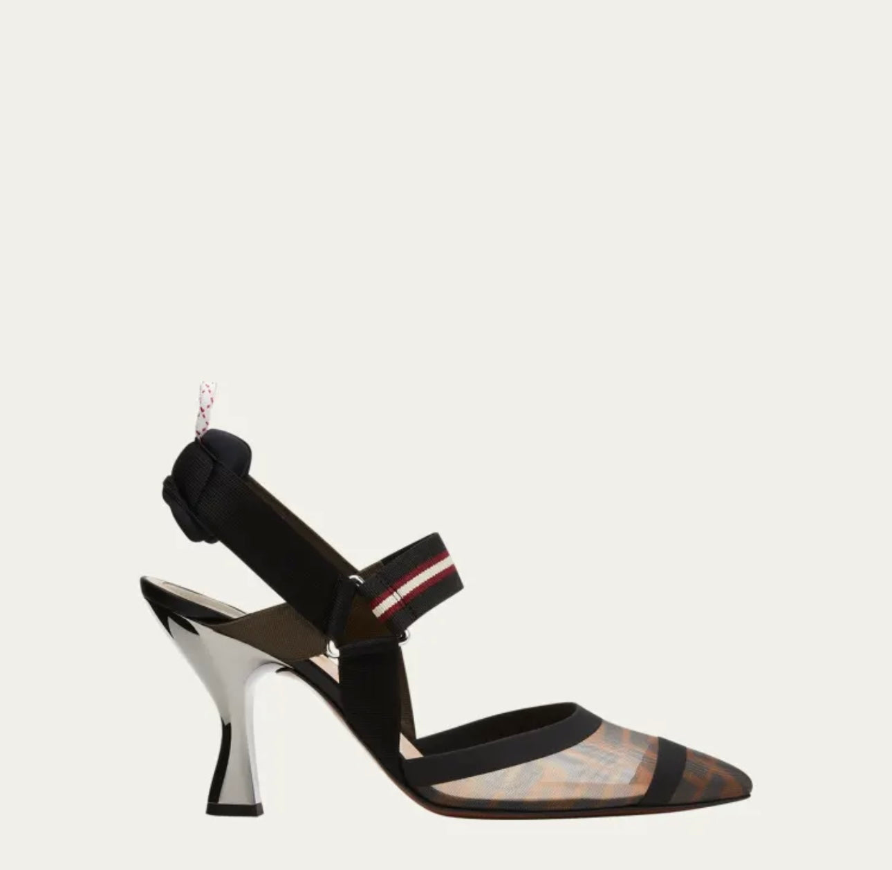 FENDI
Colibri Slingback Mesh Pumps