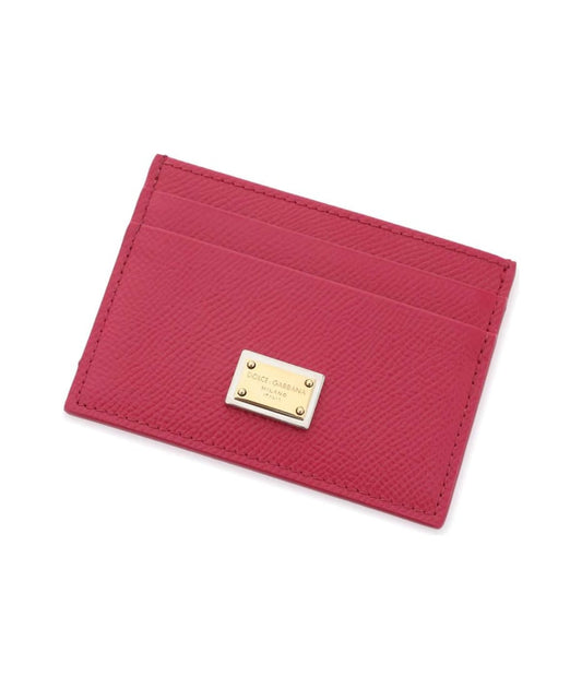 DOLCE & GABBANA pink cardholder