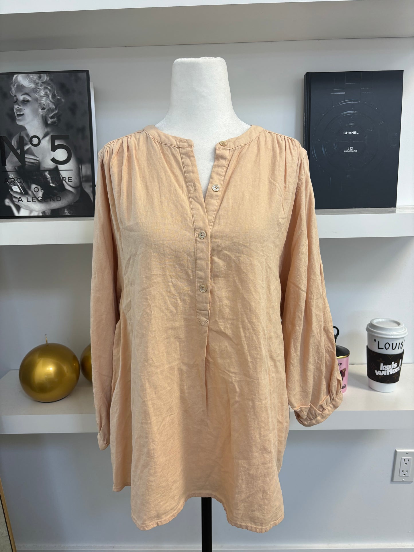 WILFRED peach cotton top