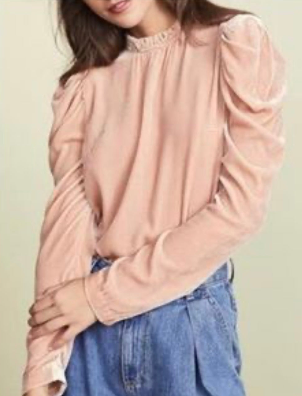 Ulla Johnson - Velvet Puff Sleeve Blouse