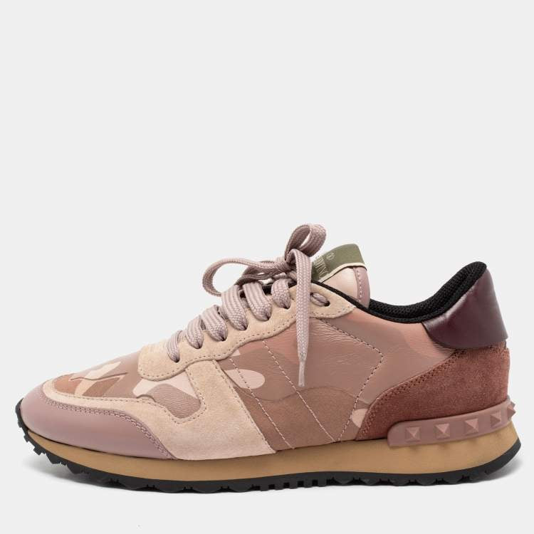 Valentino Camo Stud Runners