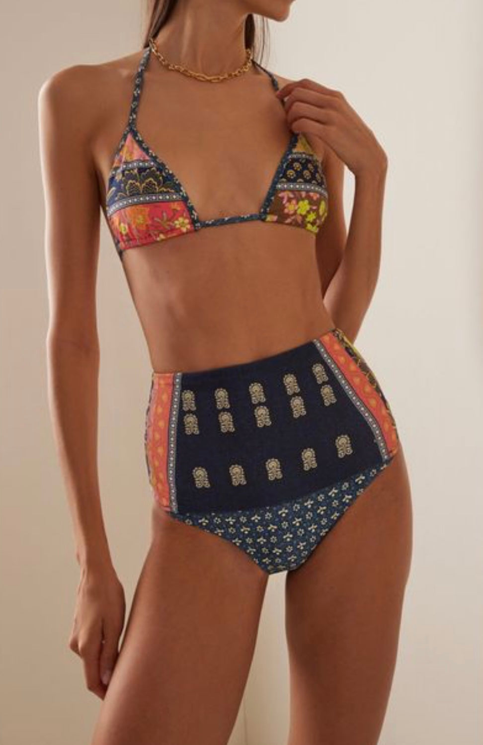 BOTEH - 
Women's Blue Florimonde Paz Bikini