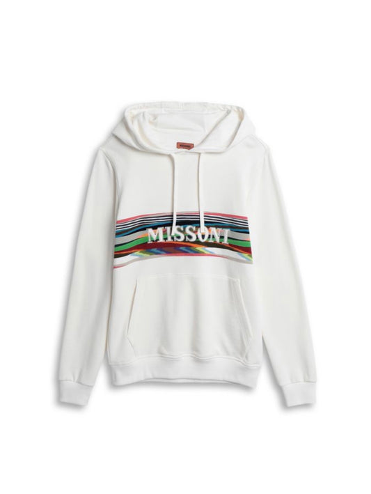 MISSONI Men’s White Hooded Sweatshirt