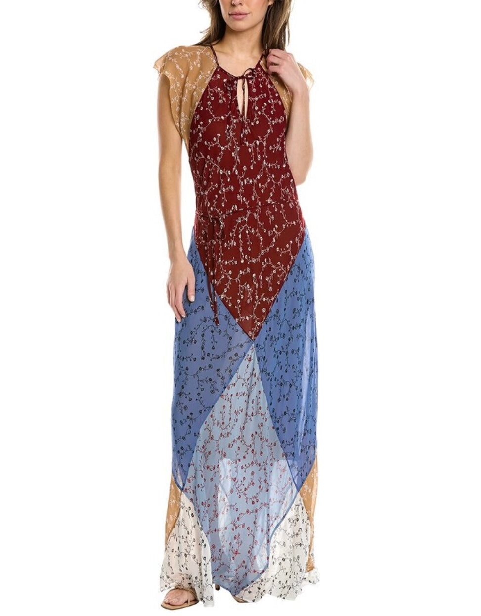 Rag & Bone Sam Patchwork Maxi Dress