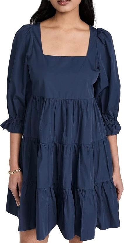 MADEWELL baby doll style poplin dress