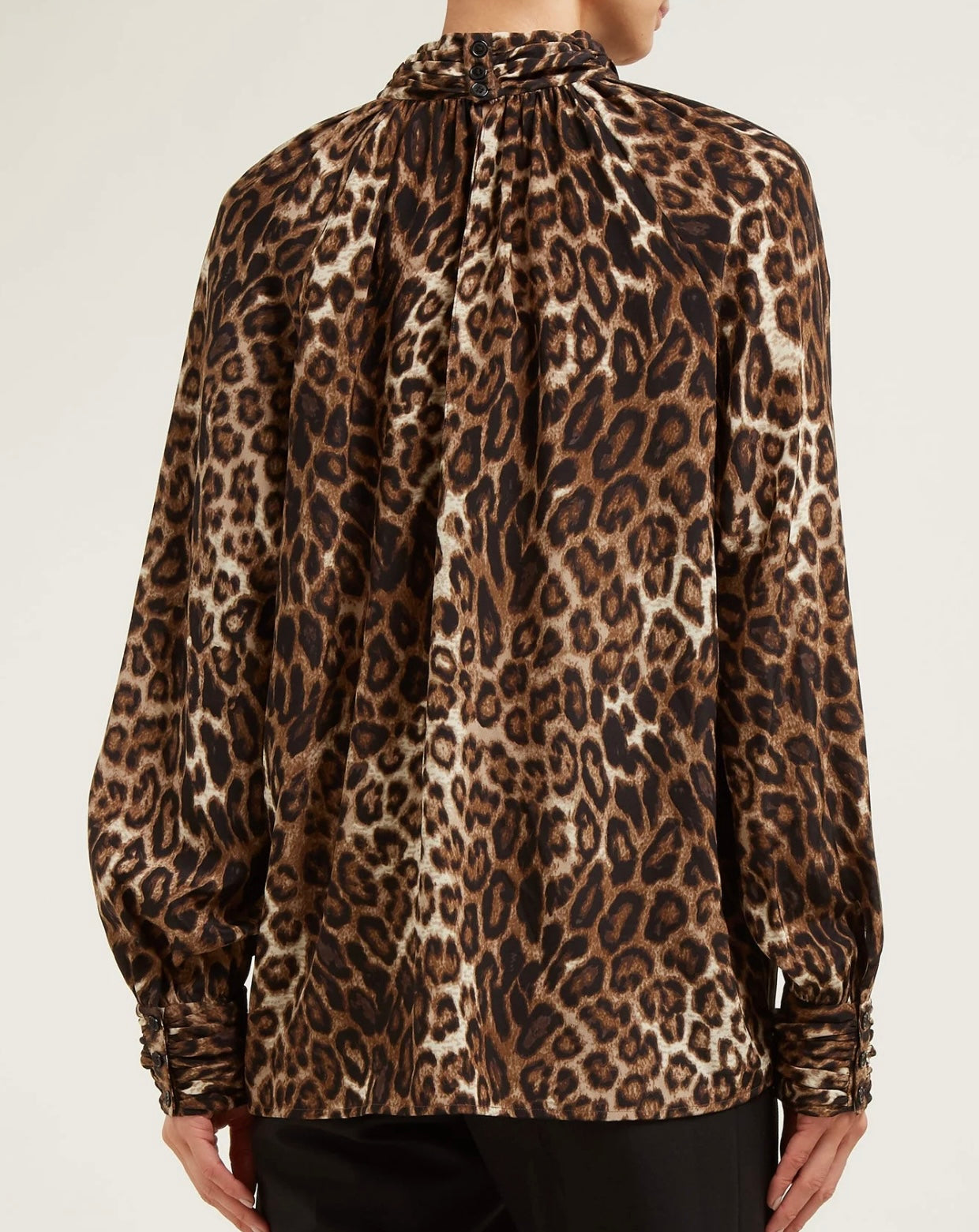 NILI LOTAN
Alana Leopard-print Silk Shirt