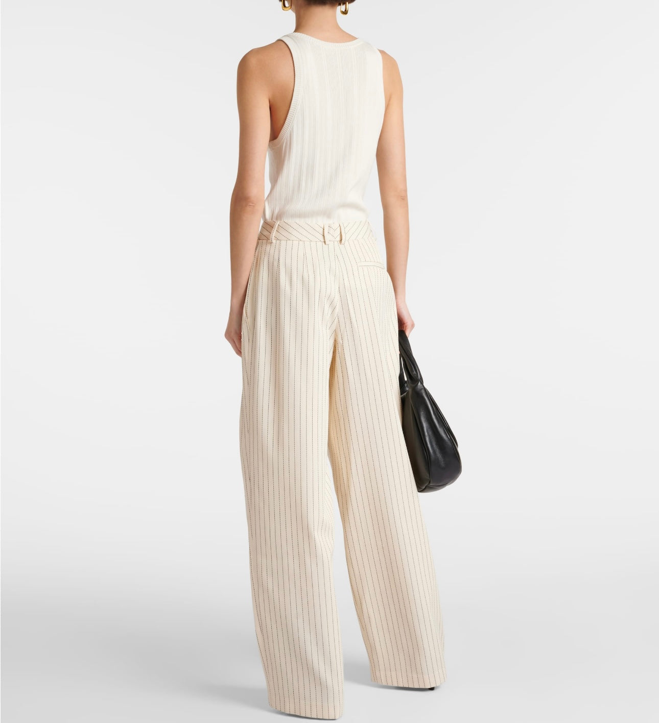 THE FRANKIE SHOP
Ripley pinstripe twill wide-leg pants