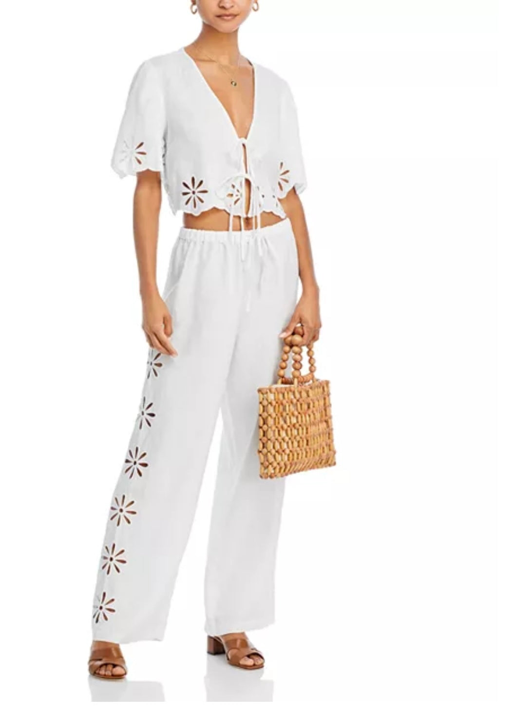 RAILS - 
Pari Linen Top & Emmie Pants SET