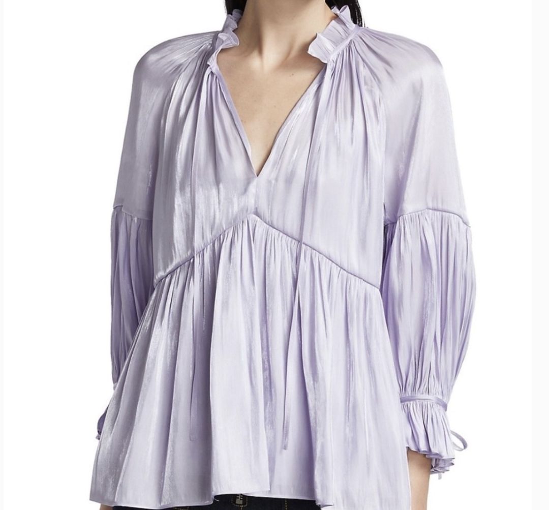 Cinq A Sept Lilac Blouse with Cami