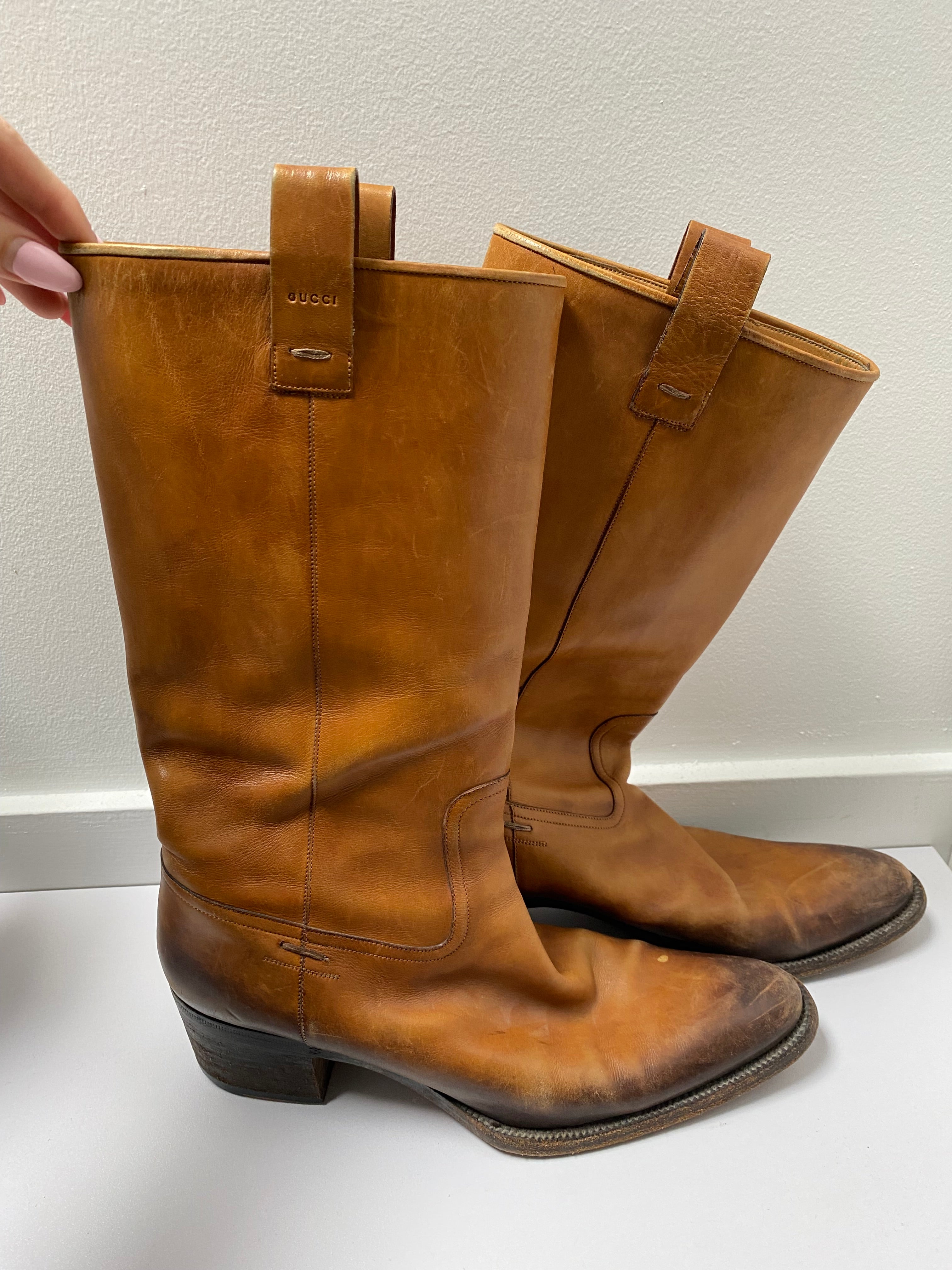 Gucci Vintage Cowboy Boots