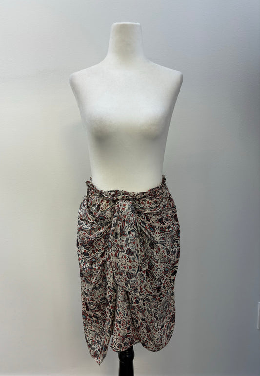 Isabel Marant Printed Silk Skirt