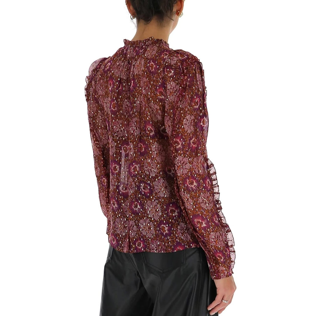 Ulla Johnson
Ulla Johnson Marilla Floral Chiffon Blouse