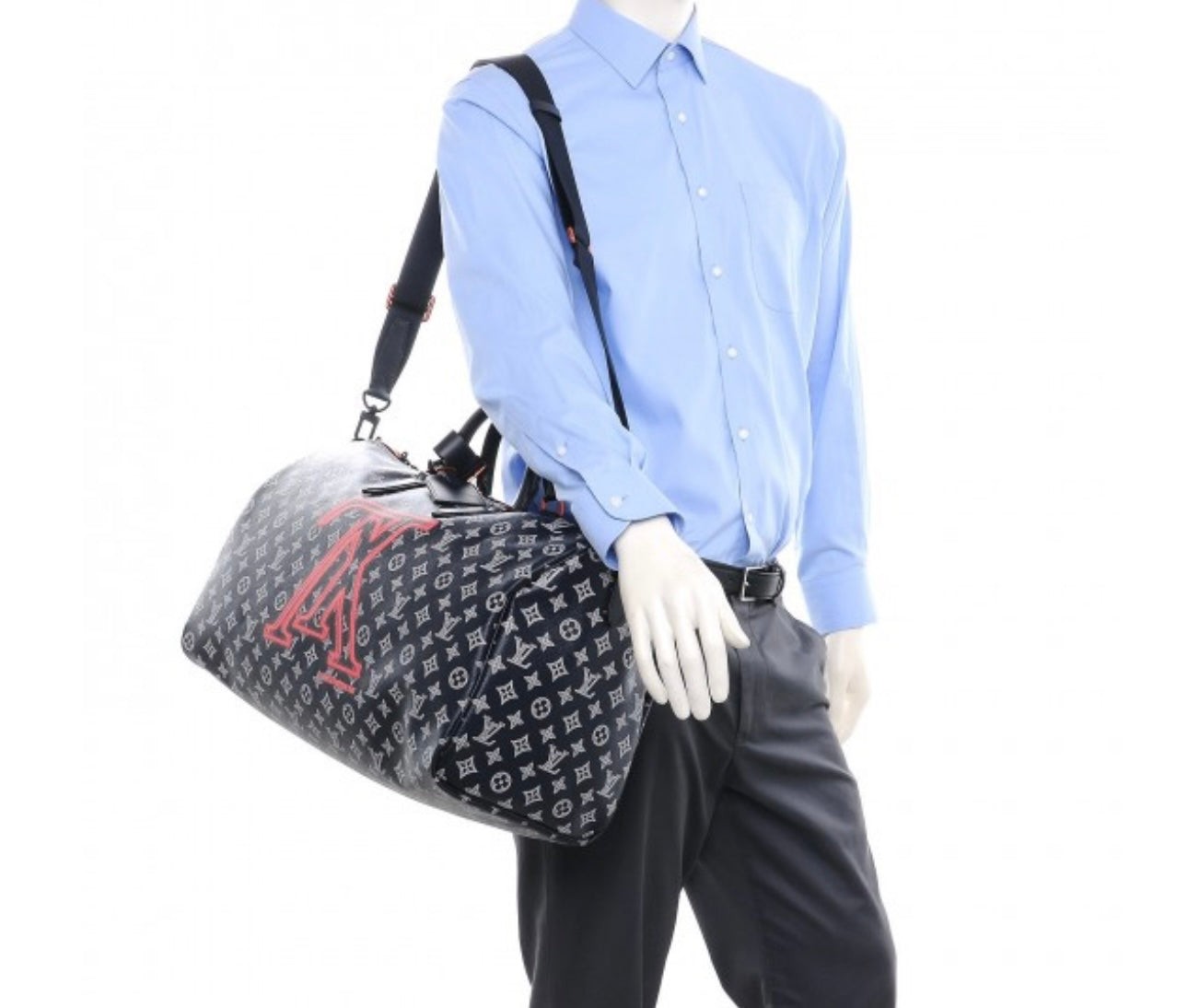 LOUIS VUITTON
Monogram Upside Down Keepall Bandouliere 50 Ink