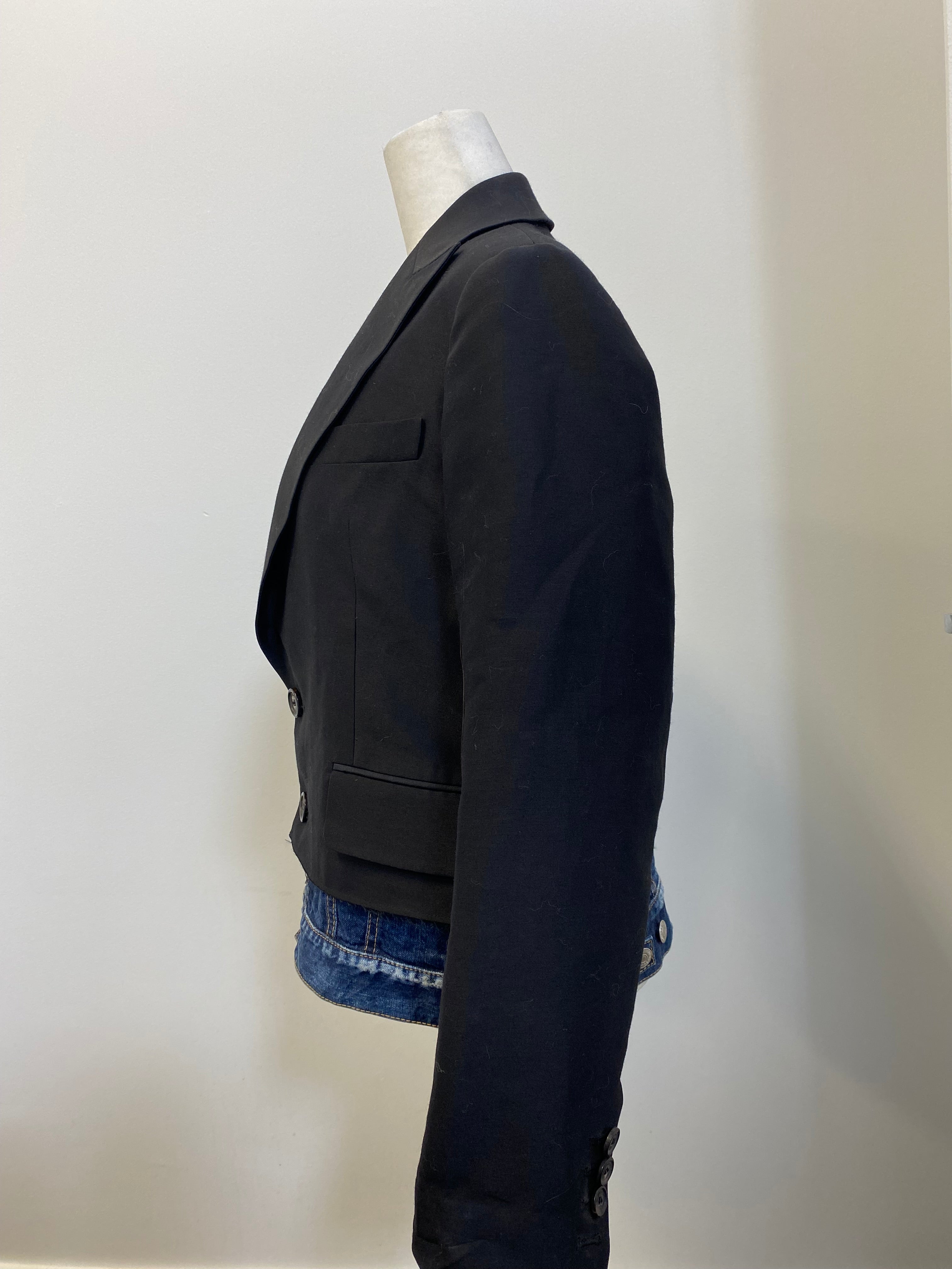 DSquared2 Blazer with Denim Trim