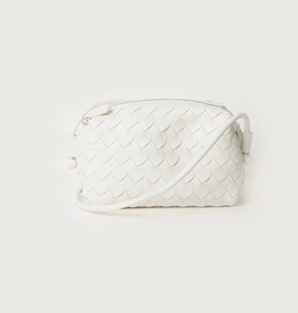 OAK + FORT woven crossbody bag
