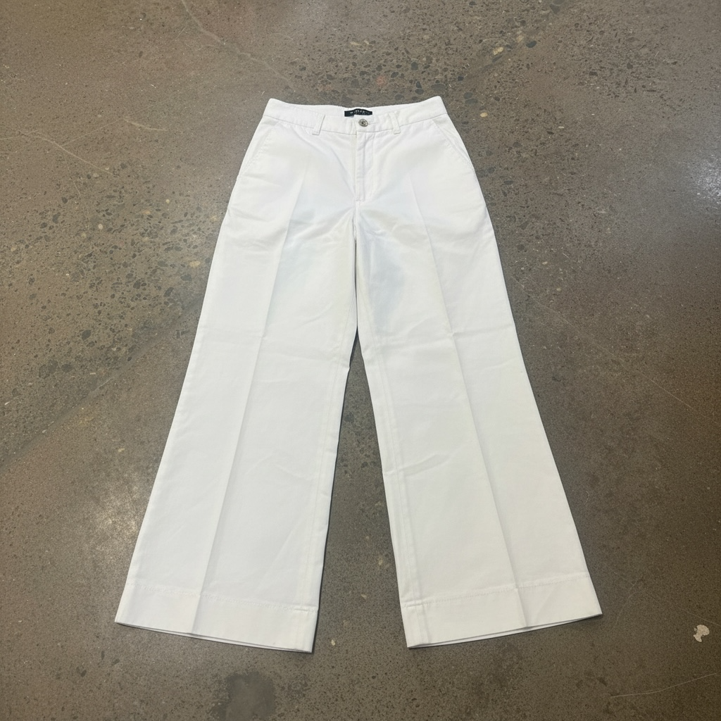 MARNI White Pleated Trousers
