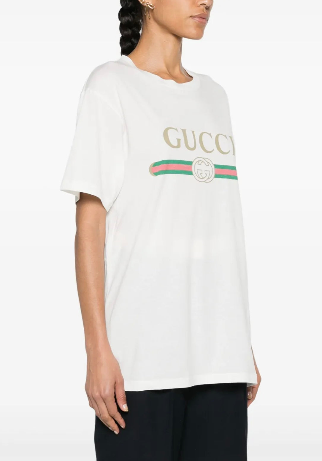 Gucci White Logo T-shirt