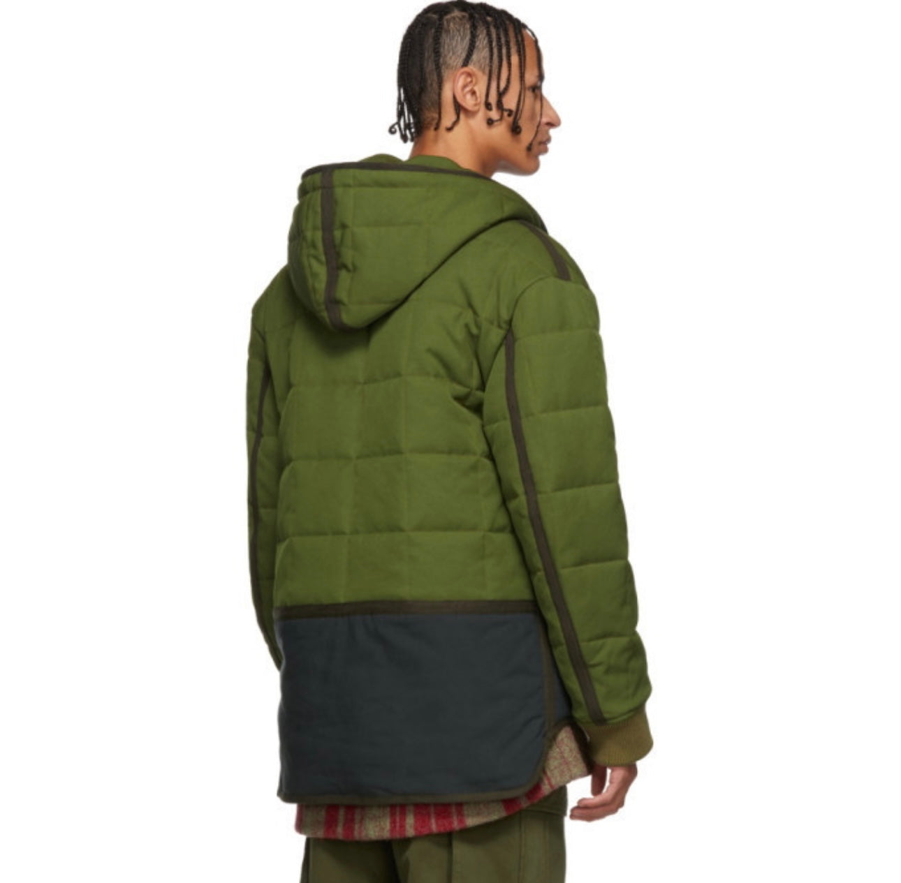 Acne Studios Green Quilted Jacket