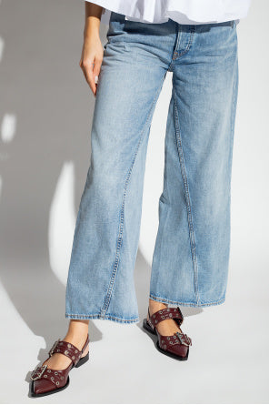 GANNI wide leg jeans