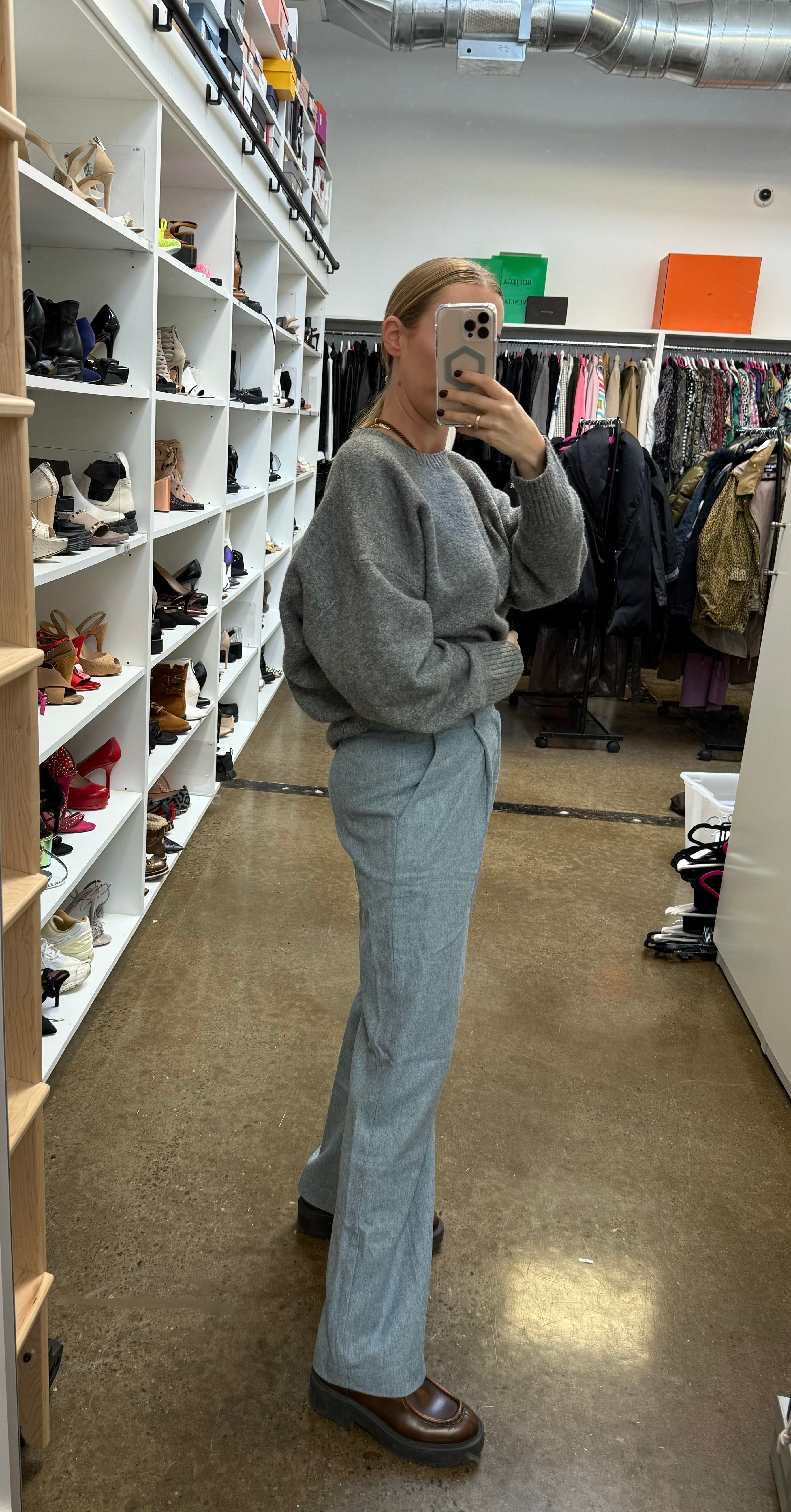 Etophe Studios - Blue/Grey Wool Trousers