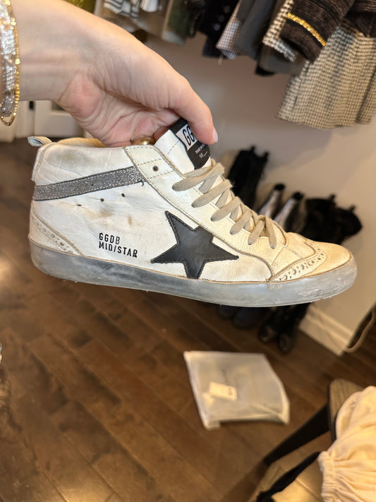 GOLDEN GOOSE - Mid Star Sneakers