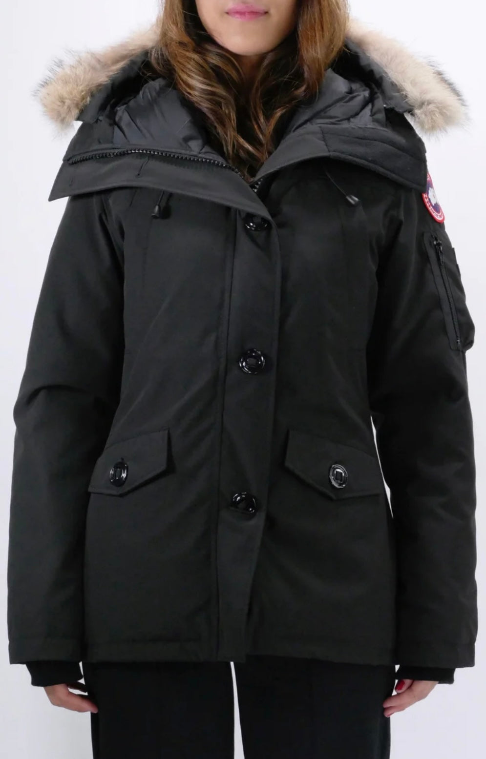 CANADA GOOSE
WOMENS DOWN *PARKA MONTEBELLO - BLACK