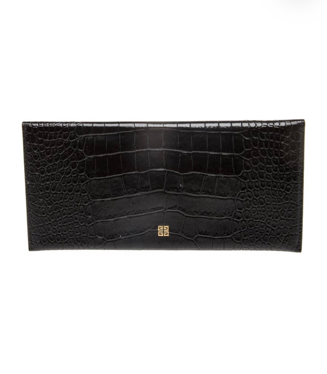 GIVENCHY embossed leather clutch