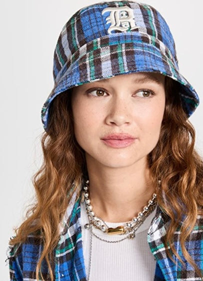 R13 Plaid Bucket Hat