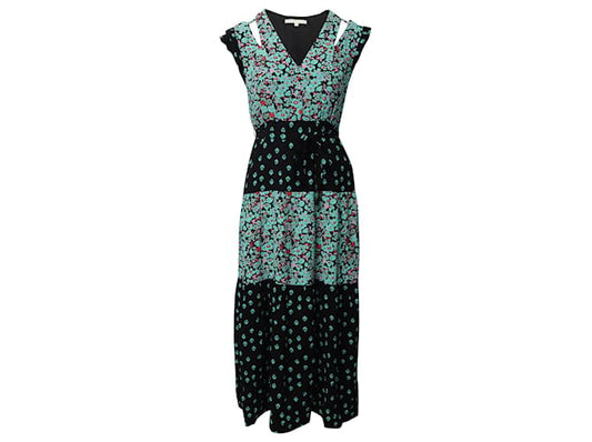 MAJE maxi dress with florals