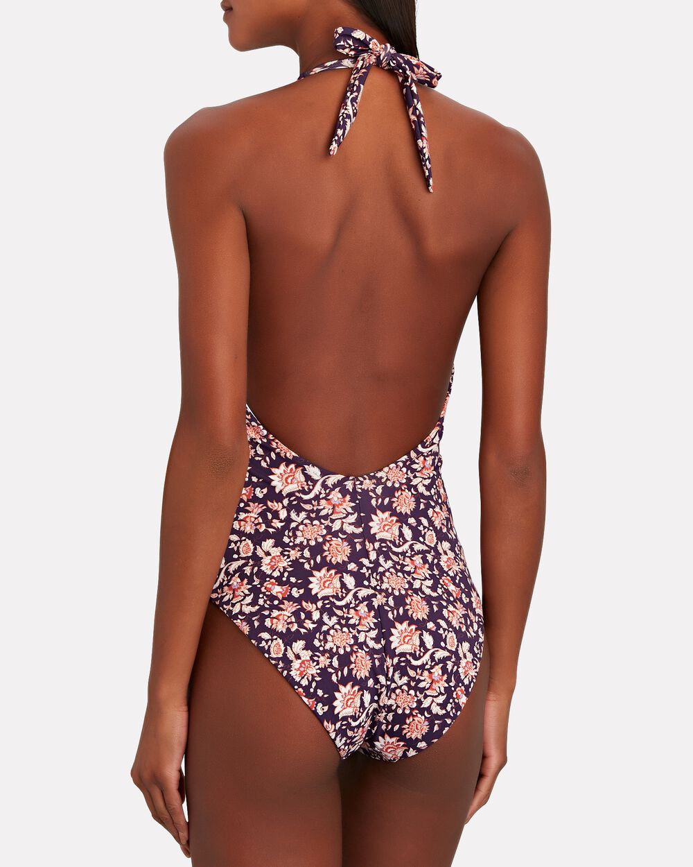 VERONICA BEARD floral halter one piece