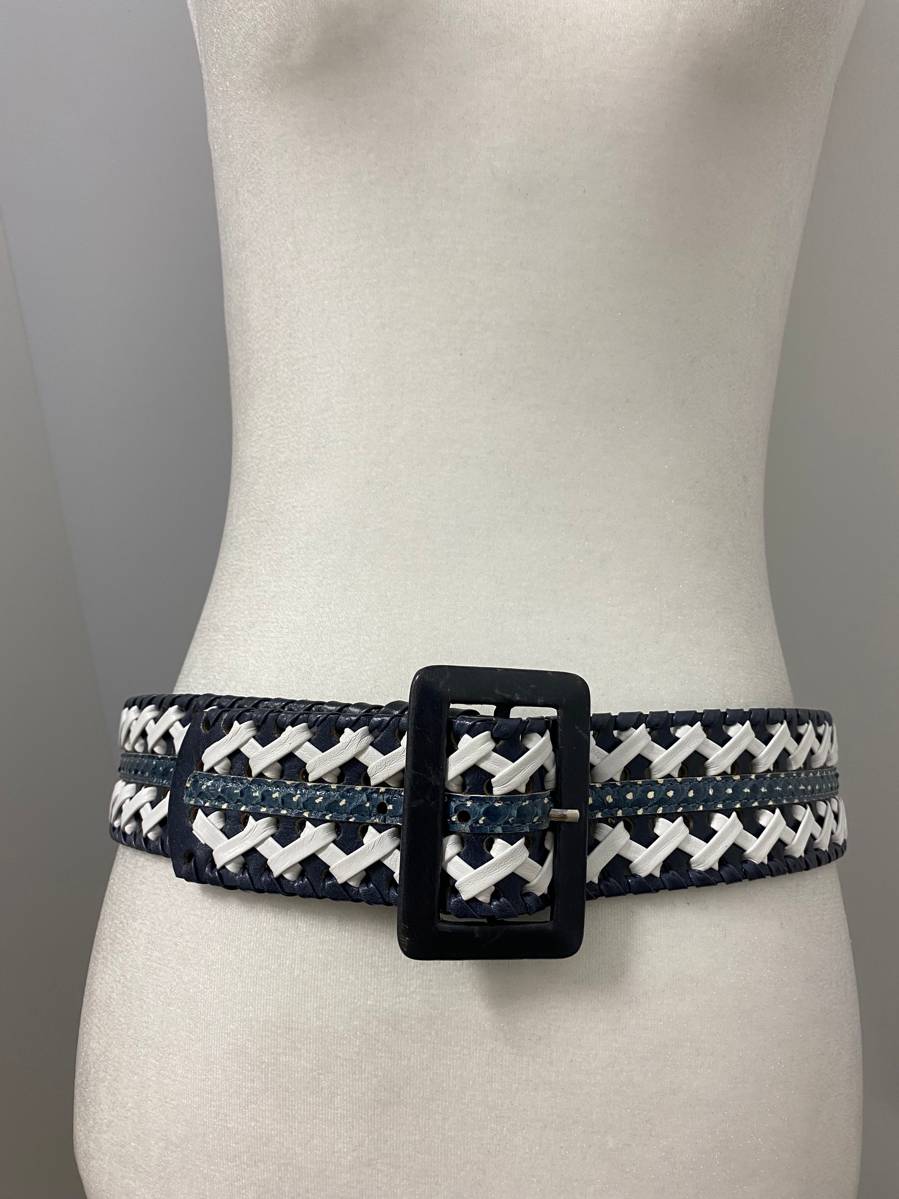 Oscar De La Renta Woven Belt