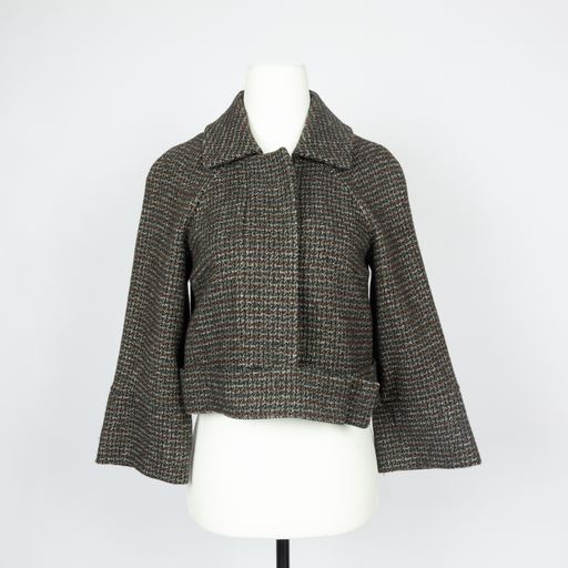 Chloe Cropped Tweed Blazer