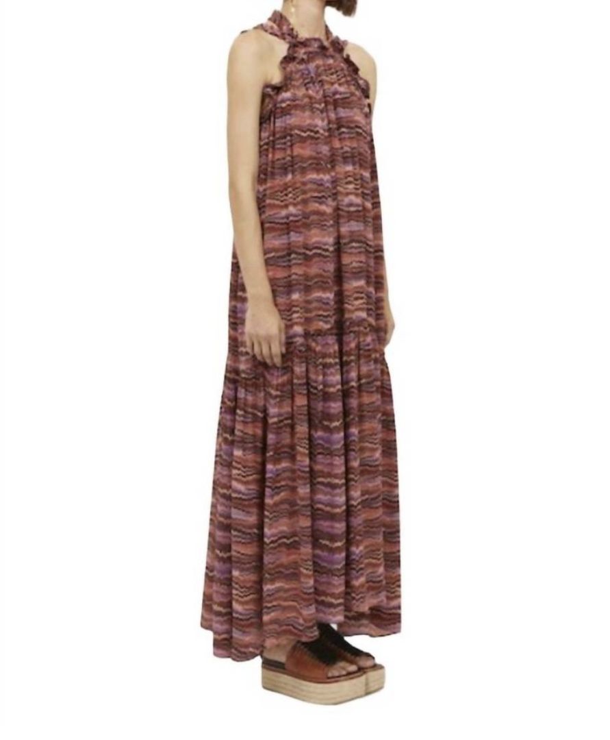 ULLA JOHNSON Multicolour Print Maxi Dress