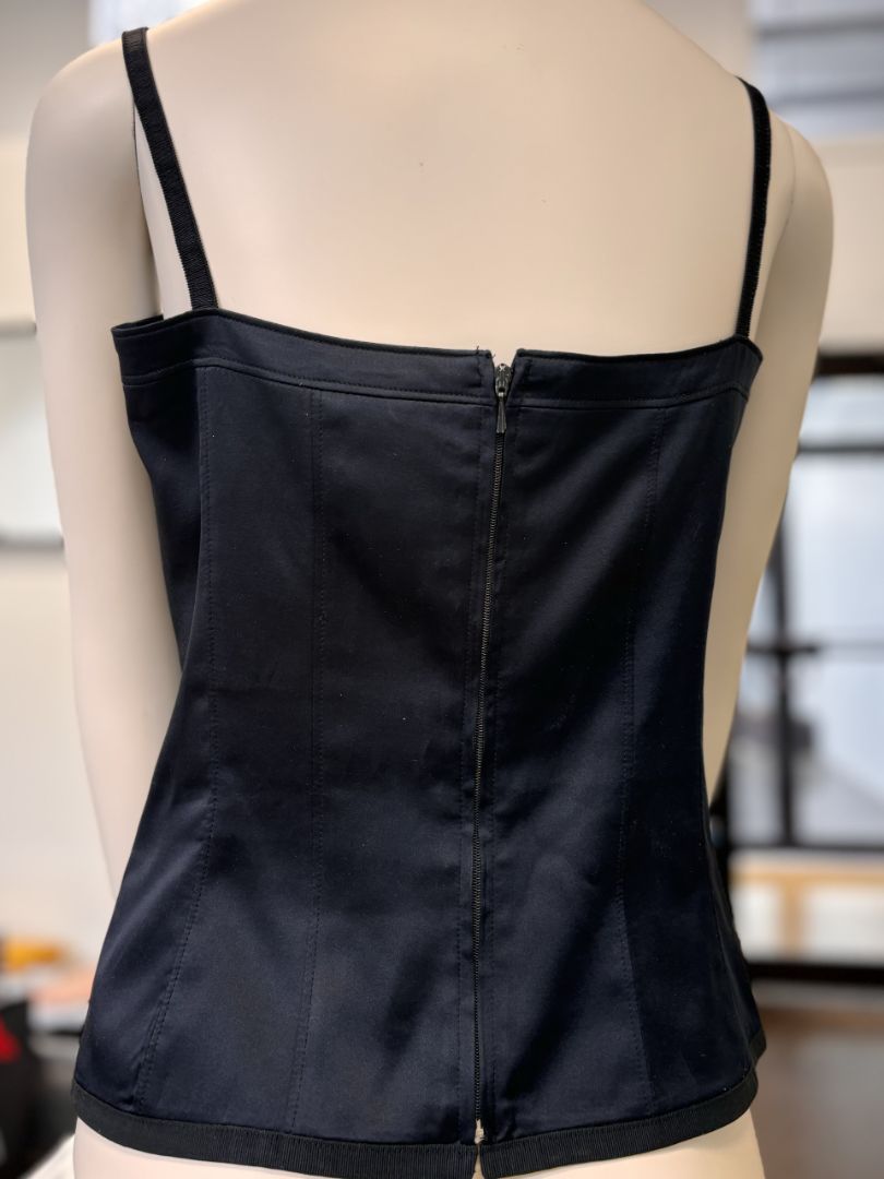 Dolce & Gabbana Vintage Silk Blend Bow Tank Top