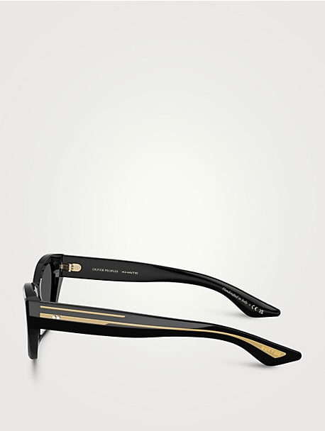 Khaite by Oliver Peoples Black Cat Eye Sunglasses