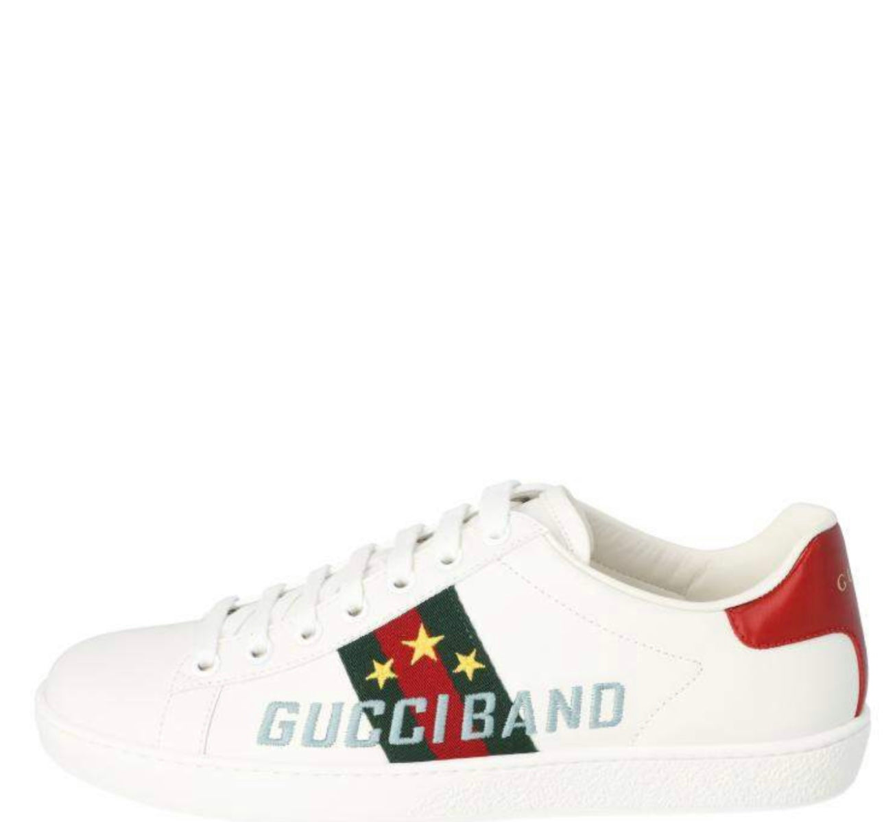 Gucci Men’s Band Embroidery Ace Low-Top Sneakers