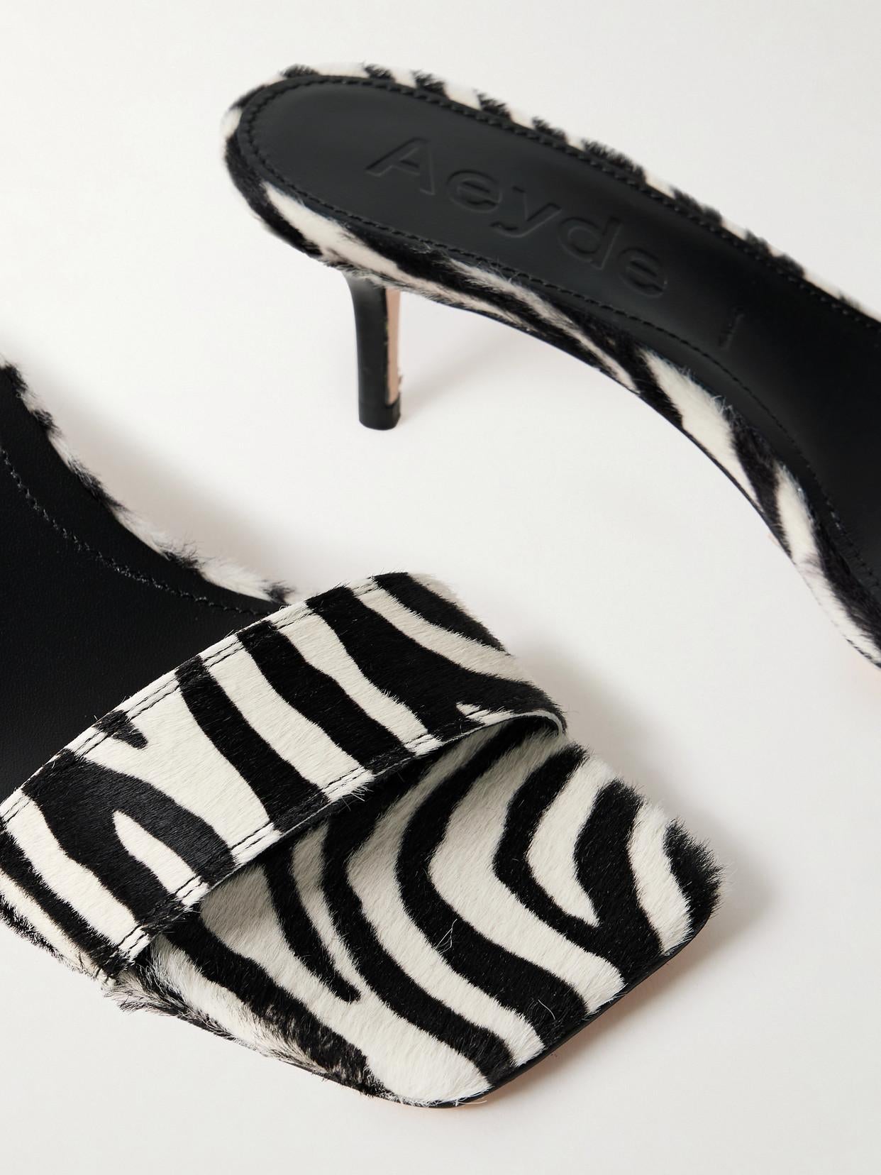AEYDE zebra sandals
