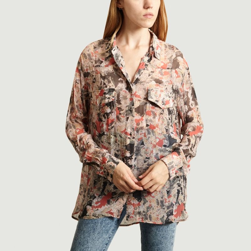 IRO Sheer Print Blouse