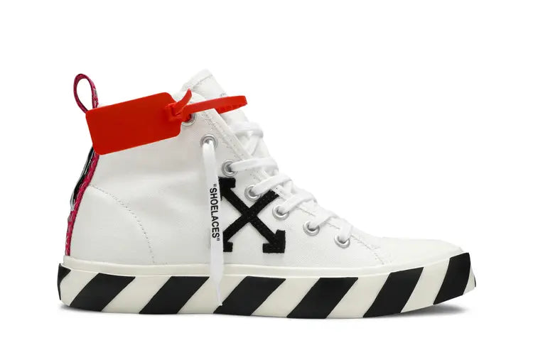 OFF-WHITE  arrow patch high-top runners