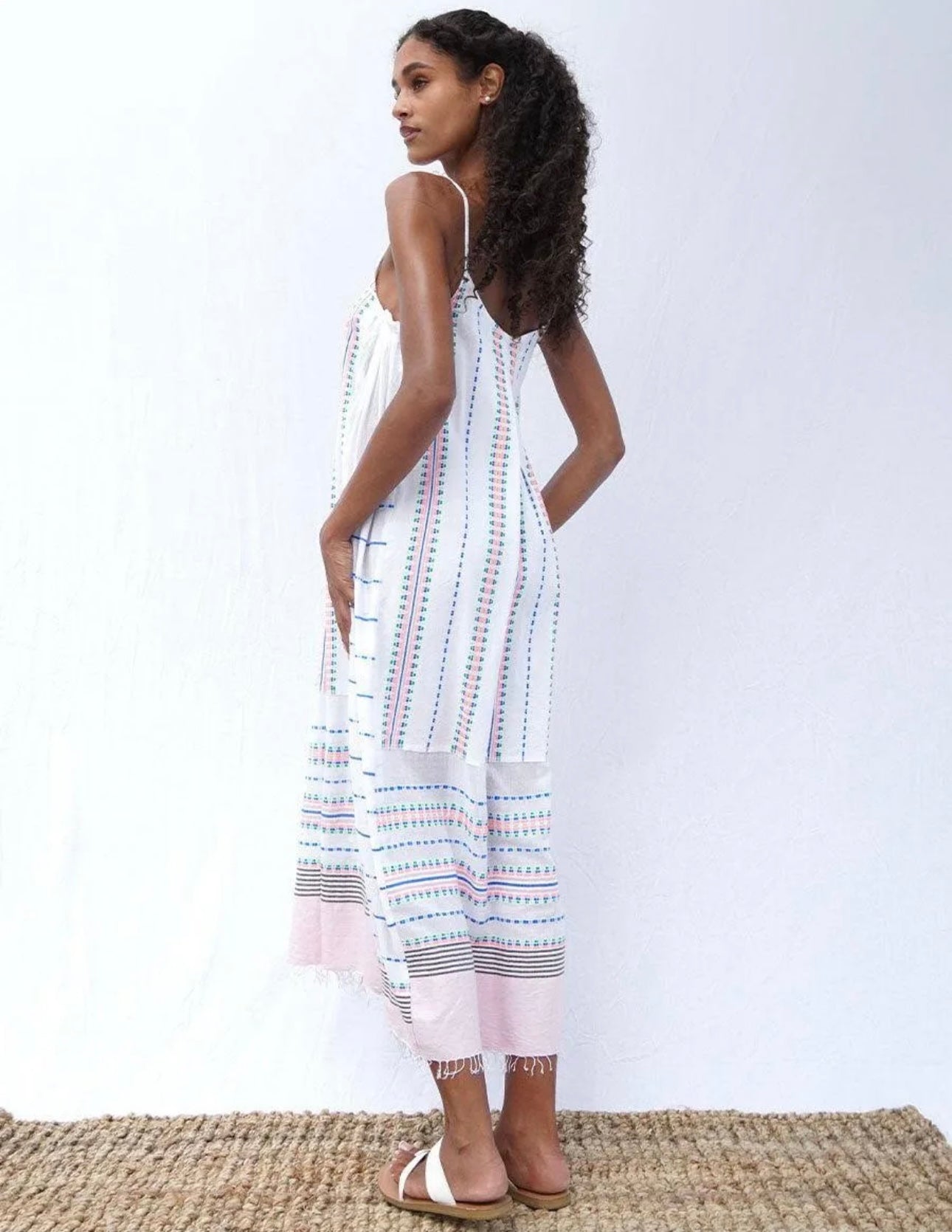 LEMLEM 
Doti Long Slip Dress | Pale pink