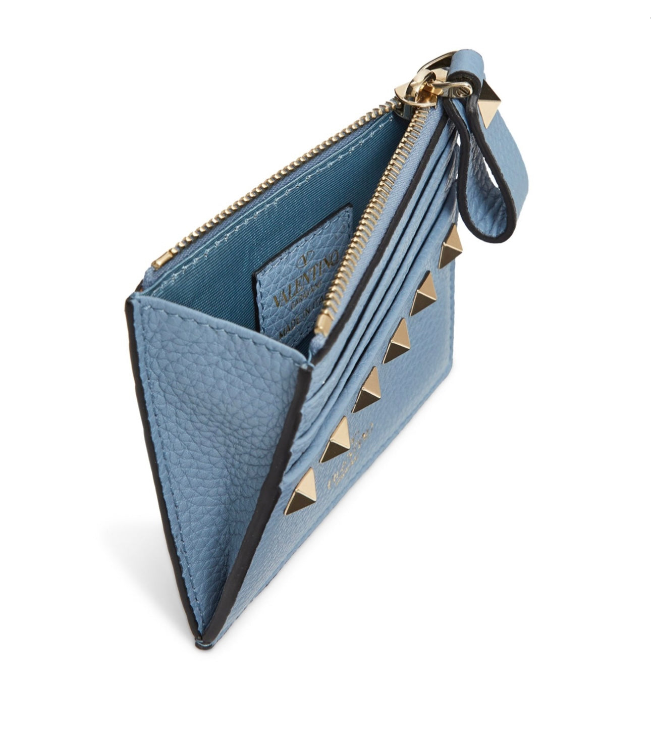 VALENTINO GARAVANI
Valentino Garavani Leather Rockstud Zipped Card Holder