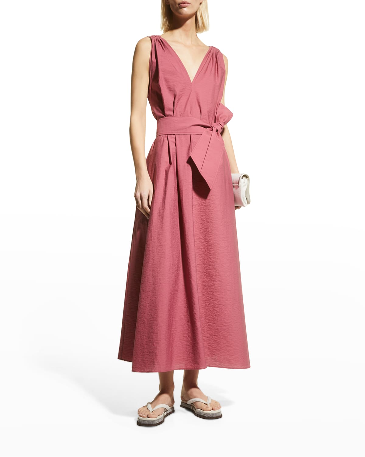 Brunello Cucinelli Dress with Monili Shoulder