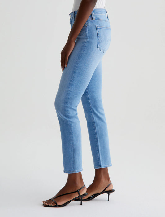 AG JEANS mari crop high rise slim straight