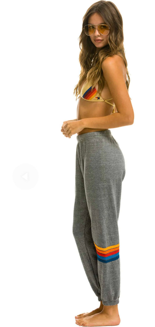 AVIATOR NATION - 5-STRIPE SWEATPANTS