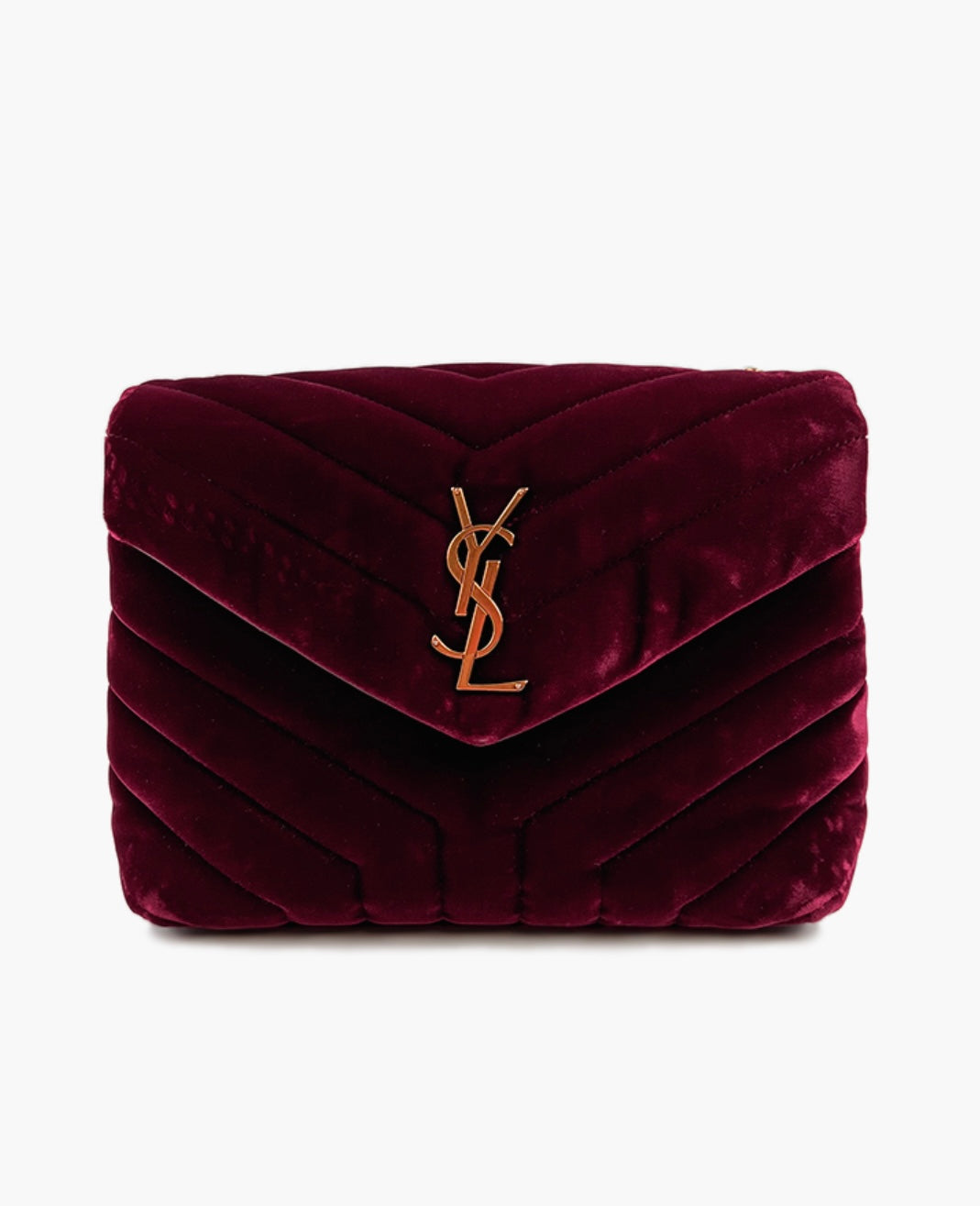 Saint Laurent
LouLou Shoulder Bag Matelasse Chevron Velvet Small