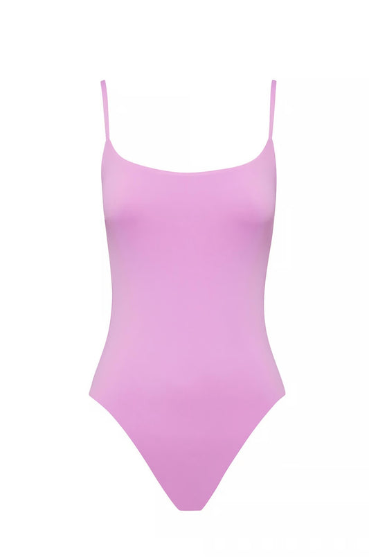 BONDI BORN - Rose One-Piece Swimsuit in flamingo