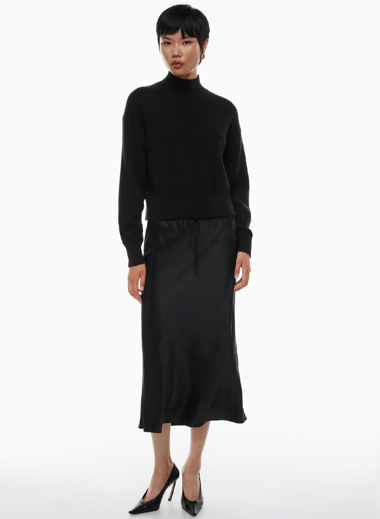 Babaton
Skyscraper Satin Skirt