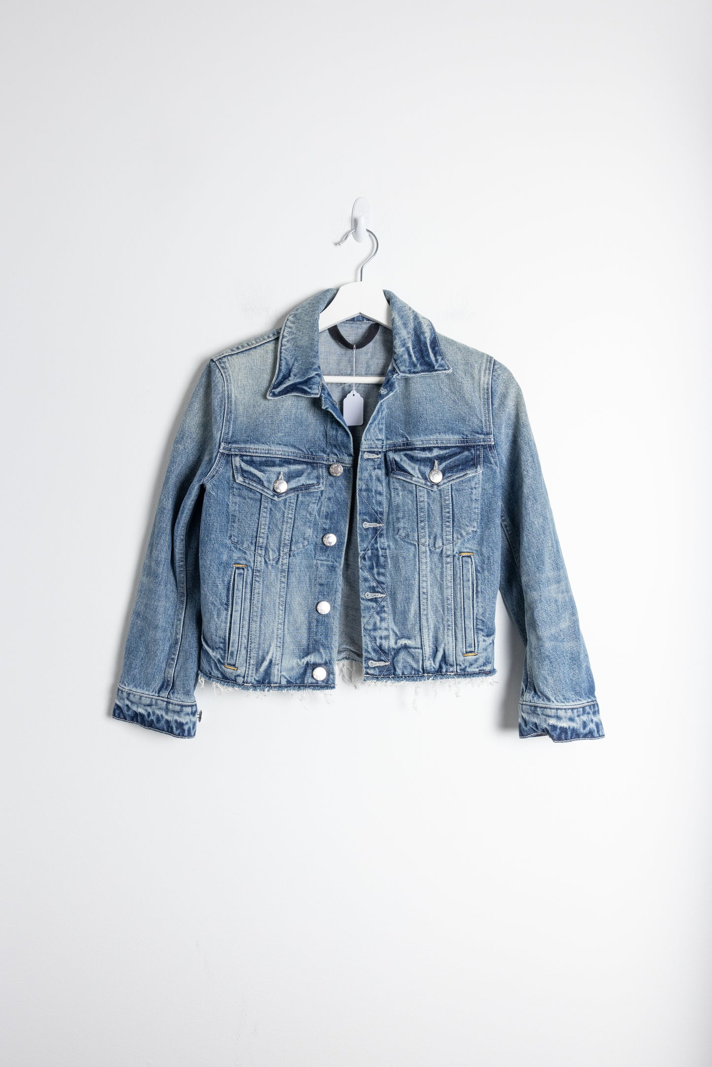 Helmut Lang Cropped Denim Jacket