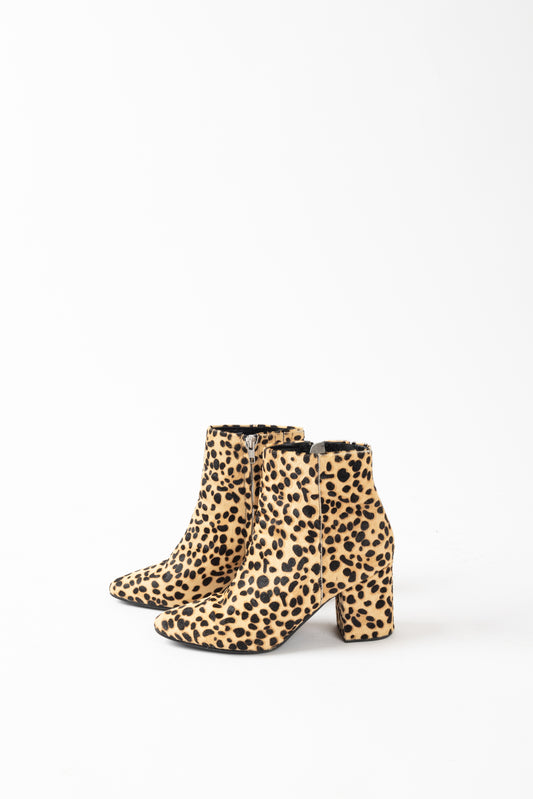 Jimmy Choo Leopard Print High Heel Boots